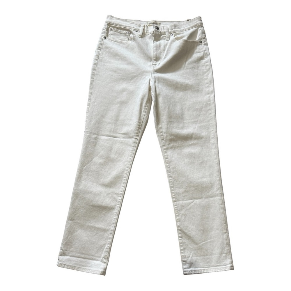 Madewell cream  Straight Leg Jeans